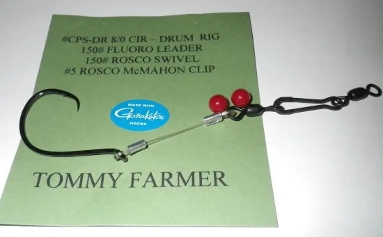 high-performance surfwear for men-"Tommy Farmer" FISH FINDER Drum Rig