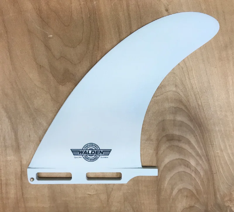 surfboard fins with minimal drag-Walden Wide Base Fin - White