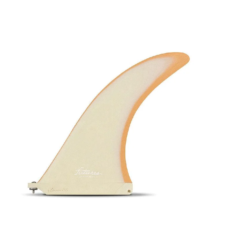 Futures 9.5 Zack Flores Flex Single Fin Orange & Cream