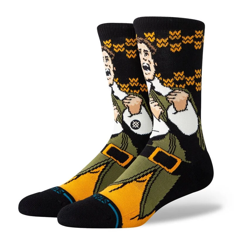 surfboards for ultimate Stance ELF Smilings My Favorite Socks - Black