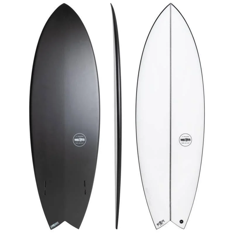 surfboards for responsive surfing-JS BLACK BARON P.U 5'5" FCS II