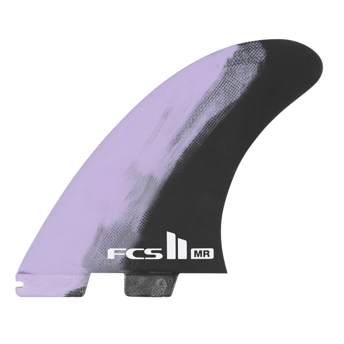 short surfboards for advanced surfers-FCS II MR PC Twin+1 Blk/Purple