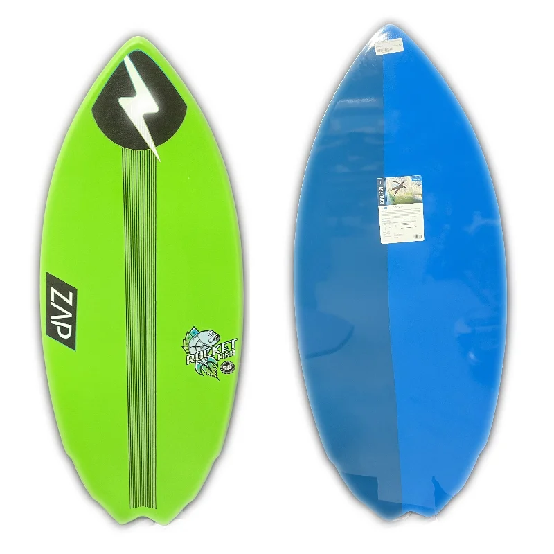 surfboards with soft-top construction-ZAP 51" ROCKET FISH (GREEN)