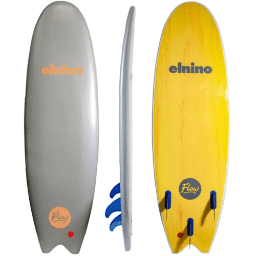 top-rated surfboards for travel-ELNINO FLOW FISH TAIL 5'8" 2022