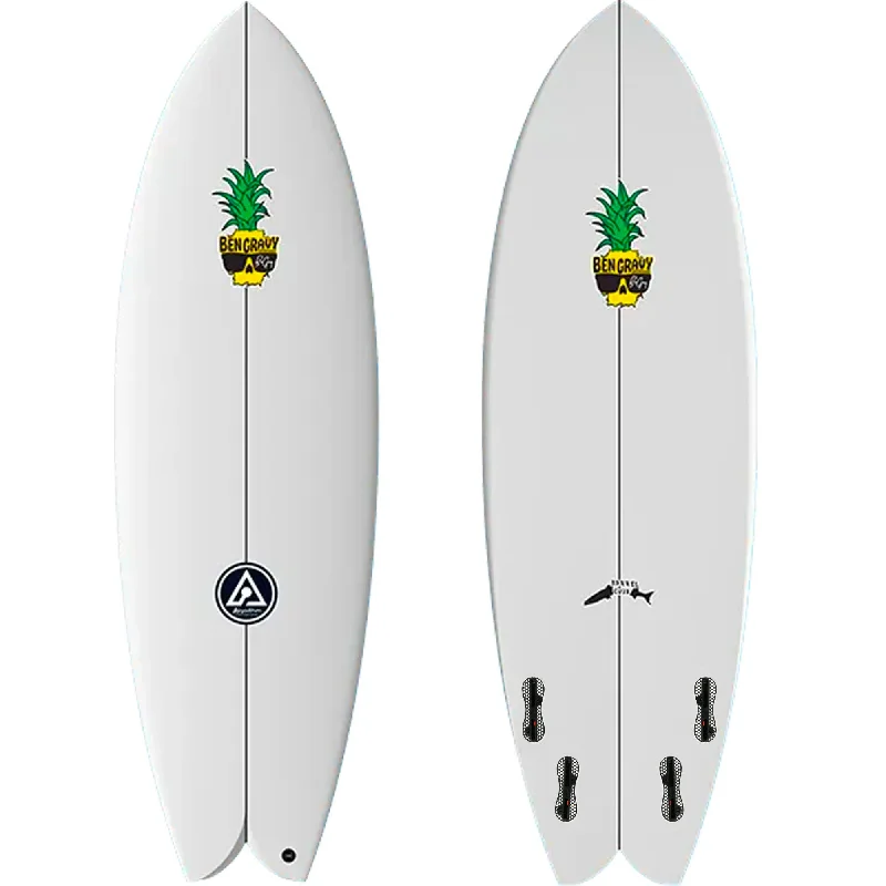 surfboards for heavy wave riders-Algorithm Ben Gravy Barrel Cuda Surfboard - FCS II