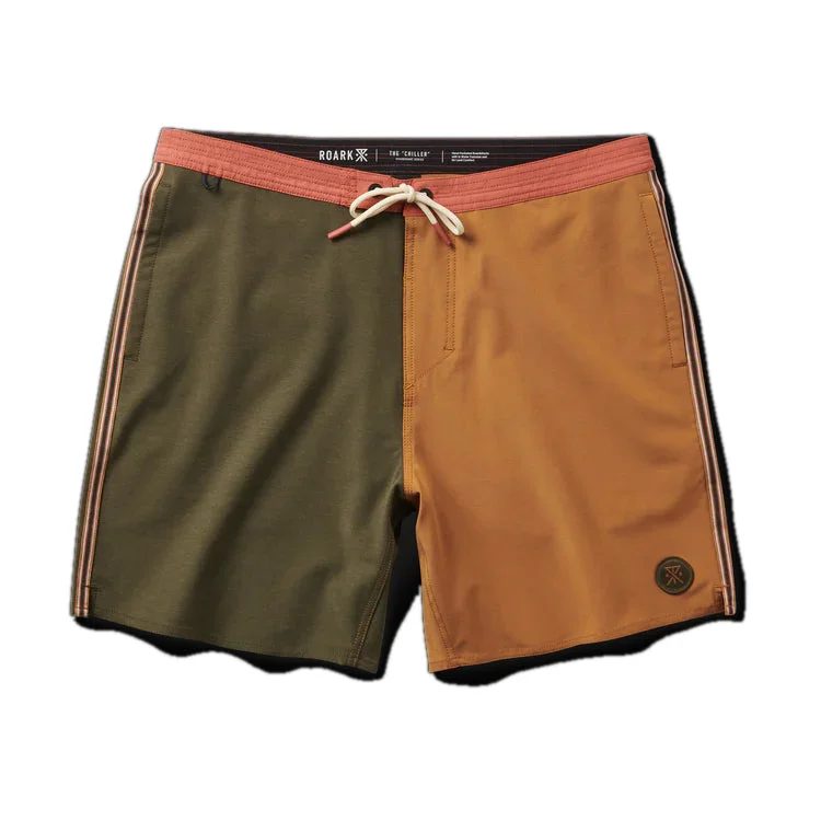 premium surfboards for professionals-Roark Chiller 17" Mixtap Pignoli Brown Boardshorts