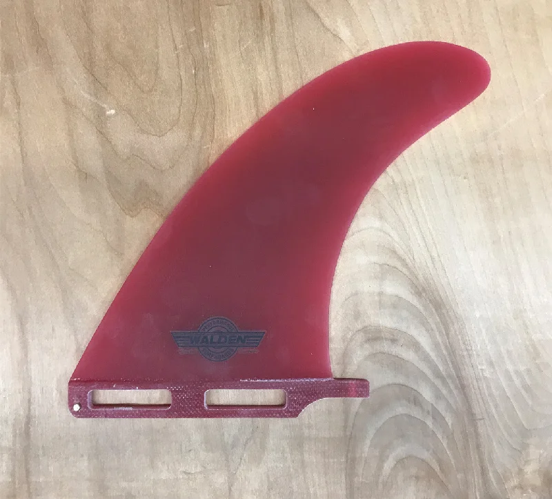 carbon fiber surf fins-Walden Wide Base Fin - red