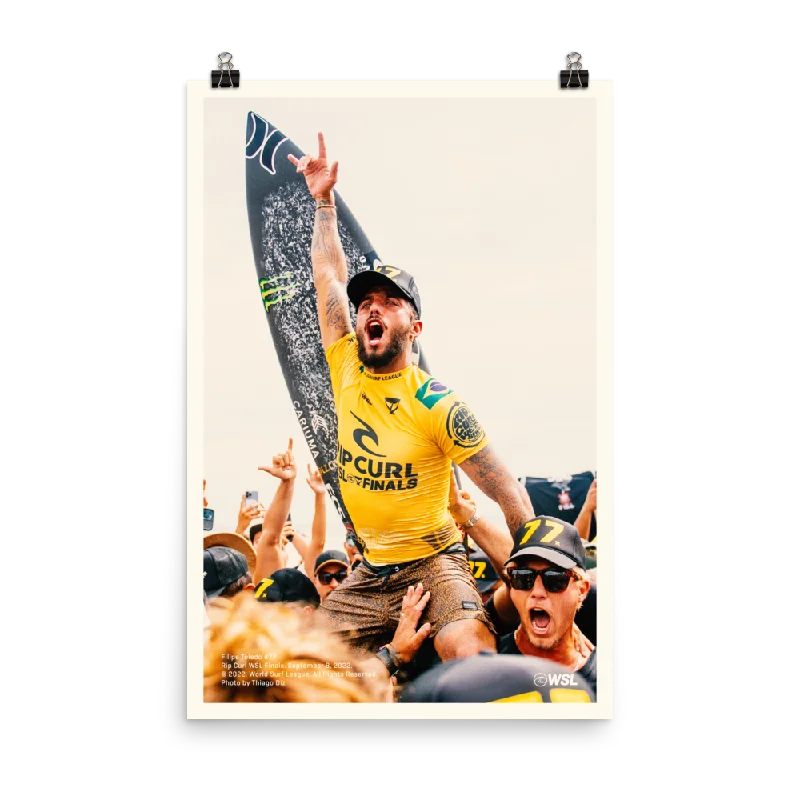 2023 Filipe Toledo Poster: Rip Curl WSL Finals, 2022