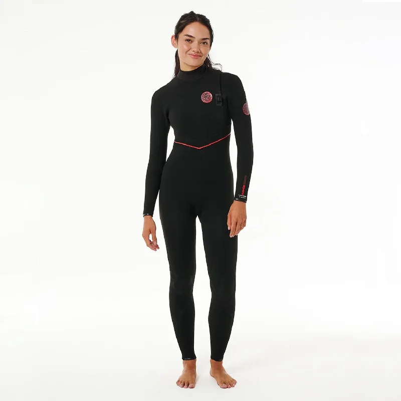 RIP CURL WMNS FLASHBOMB FUSION 4/3MM ZIP FREE