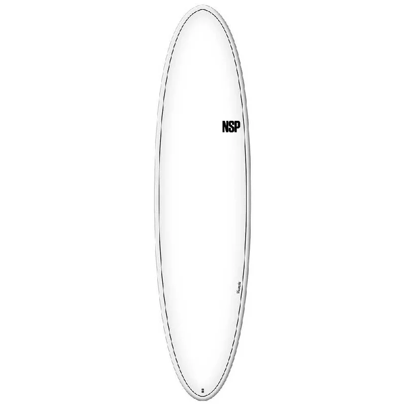 surfboards with great tracking ability-NSP ELEMENTS HDT FUNBOARD 6'8 WHITE 2022