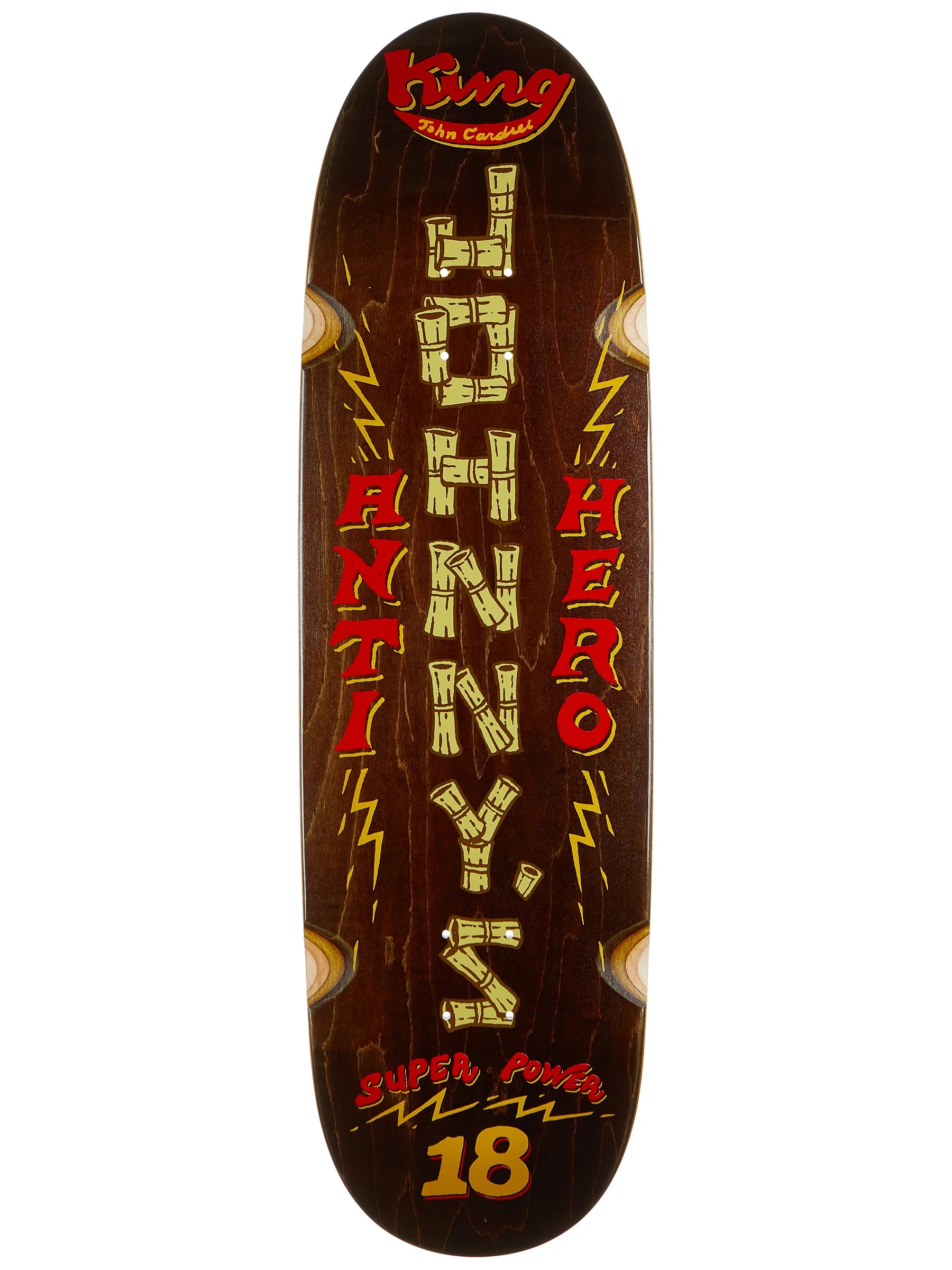 lightweight surfboards for easier handling-Anti hero John Cardiel Superpower 9.18 Deck