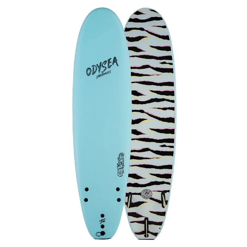 surfboards with excellent buoyancy for paddling-CATCH SURF JOB ODYSEA LOG 8'0" SKY BLUE