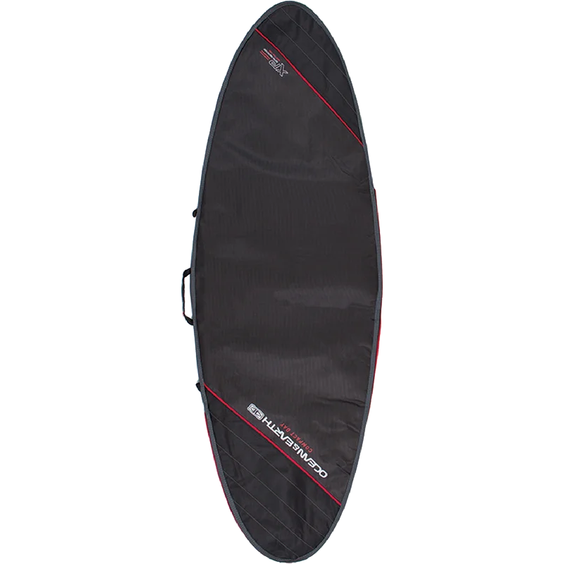 Ocean and Earth - Compact Day Fish Cover 7'4" - Black/Red