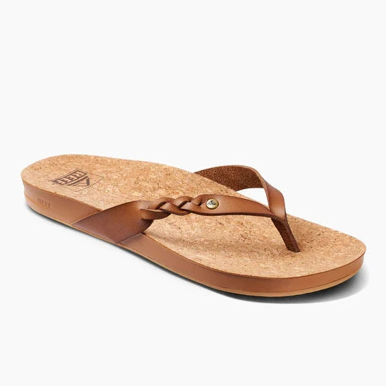 Reef Cushion Court Twist Women's Sandal - Natural Coffee