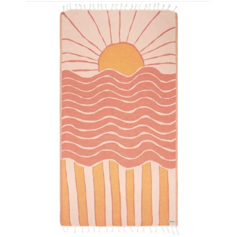 short surfboards for advanced surfers-Sand Cloud The Wedge Beach Towel