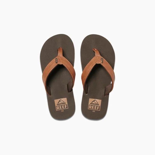 Reef Kids Little Twinpin Sandals - Brown