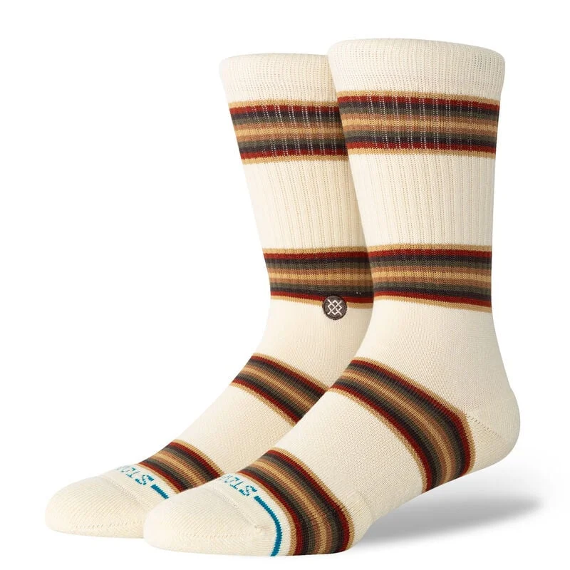 surfboards with minimal drag for speed-Stance Hill Top Crew Socks - Canvas