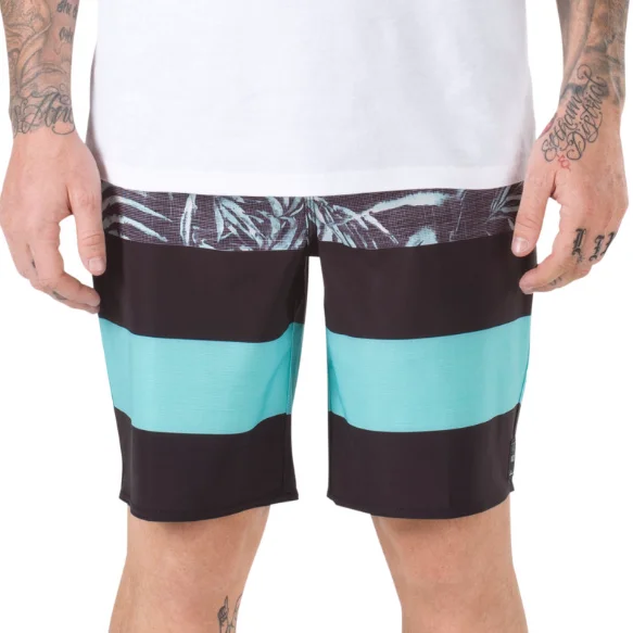 wetsuits for warmer water conditions-Vans Men's ERA Black Water Palm Boardshort