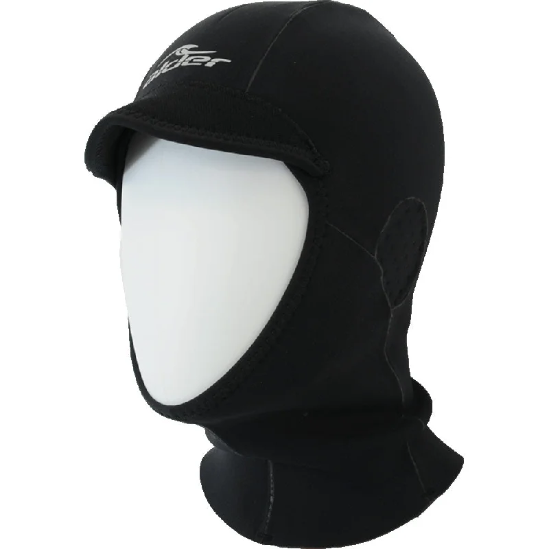 Alder Stealth 2mm Wetsuit Hood - Black