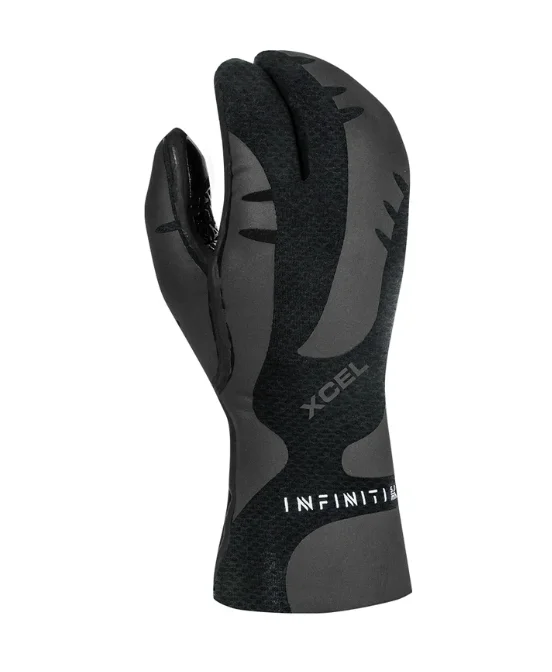 surf wetsuits for cold water-Xcel Infiniti 5MM 3 Finger Glove