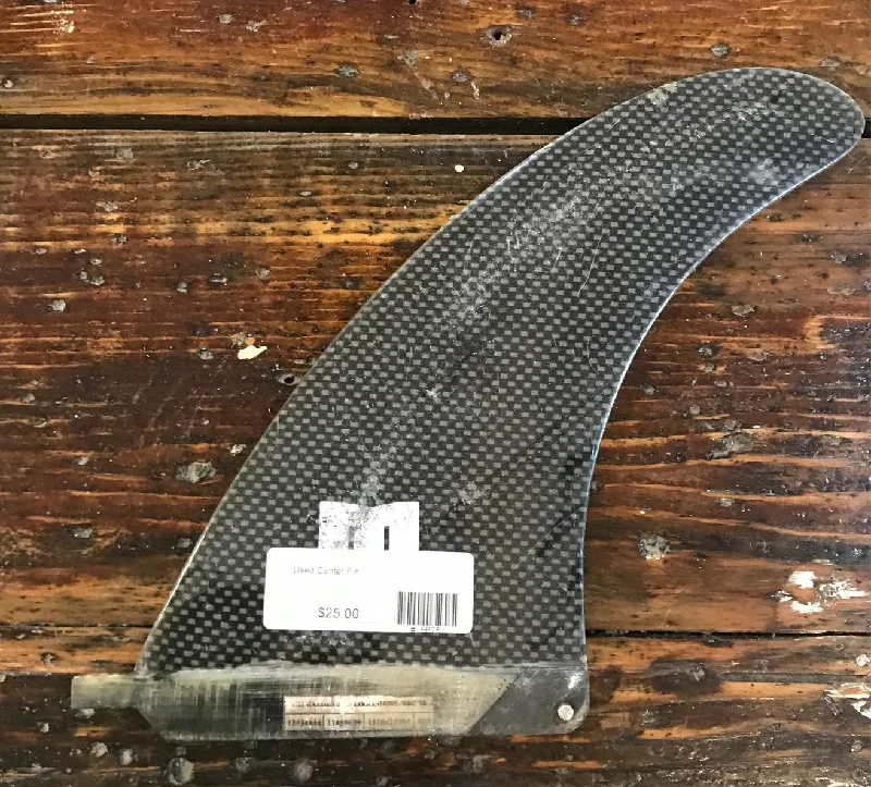 surf fins for better carving-Used Carbon Fin 8"