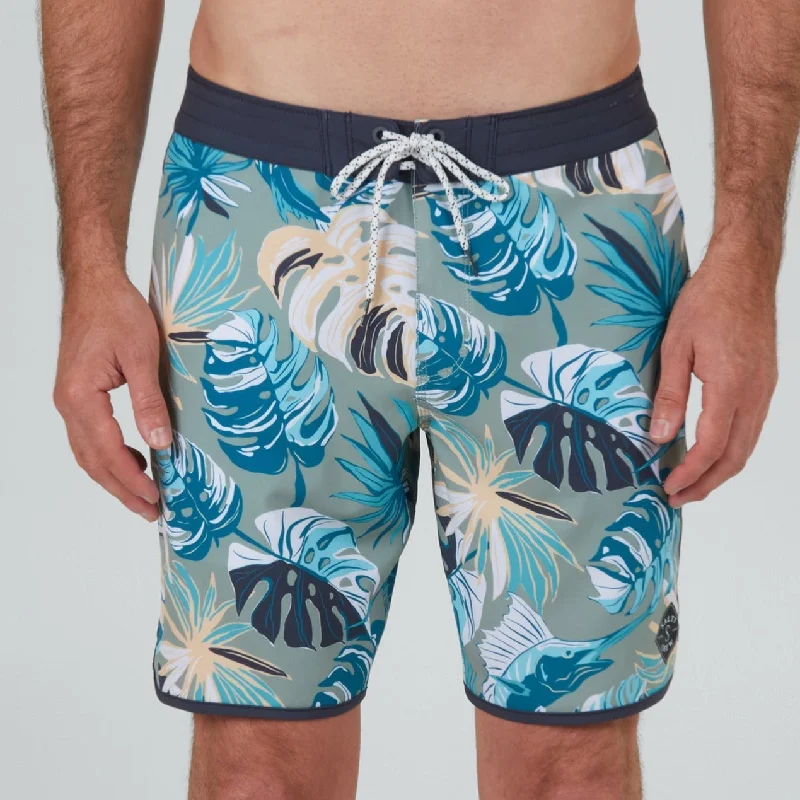 surf shoes for boardwalking-Salty Crew Breaker 18" Boardshorts - Dusty Sage