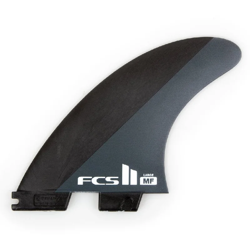 surf tanks for easy movement-FCS 2 MF Neo Carbon Tri-Fin Set Black-Charcoal L