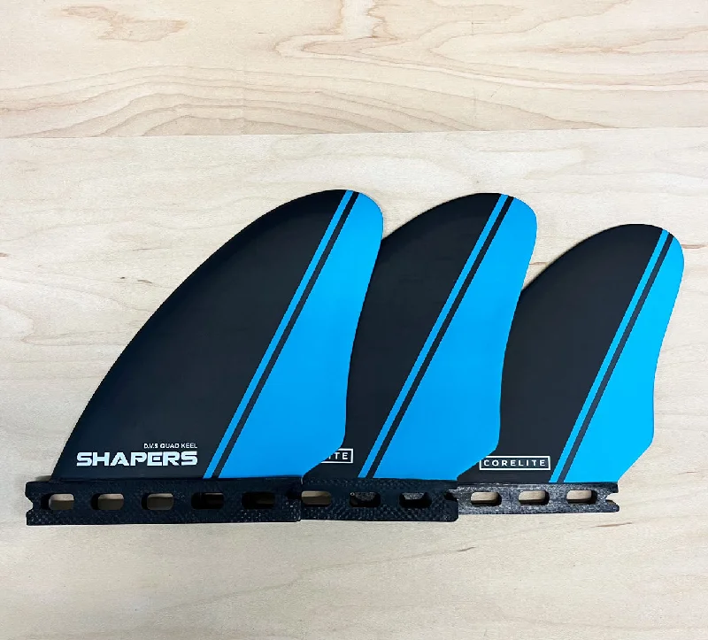 best surfboard fins for quick response-Shapers Quad Keel